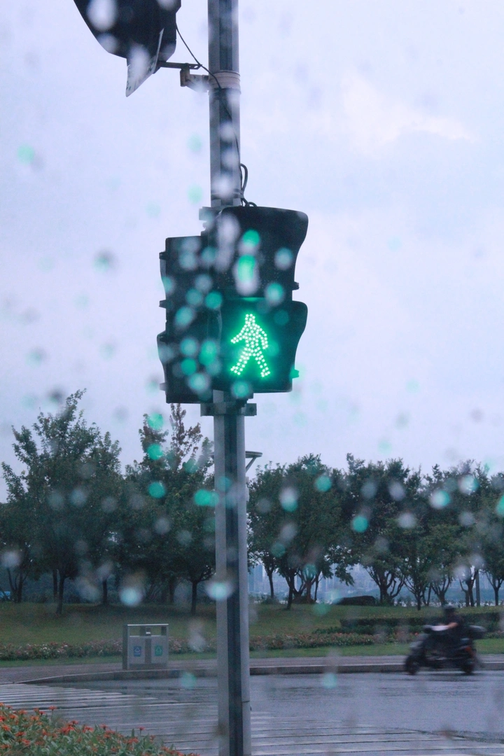 雨中漫步