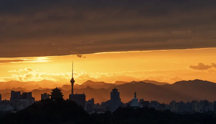 北京晚霞