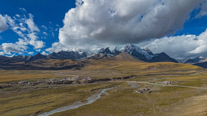 唐古拉山，纳木措