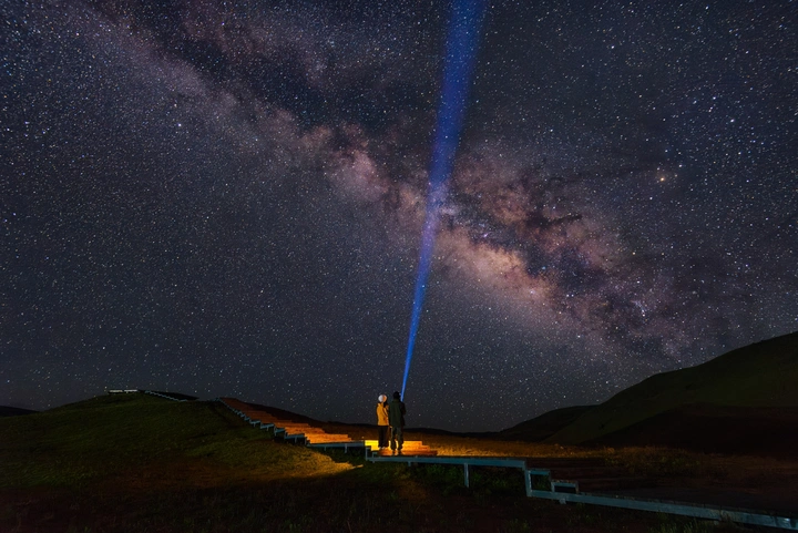然日卡村星空