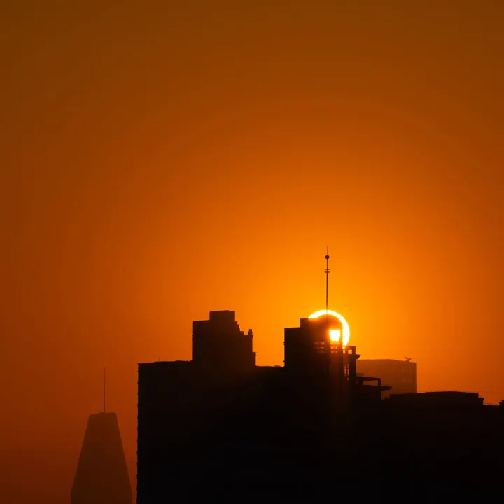 落日余晖