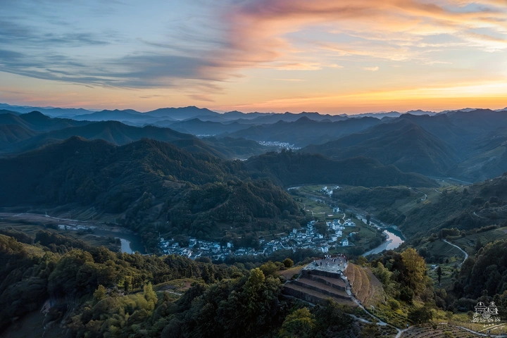 下汰村的晚霞