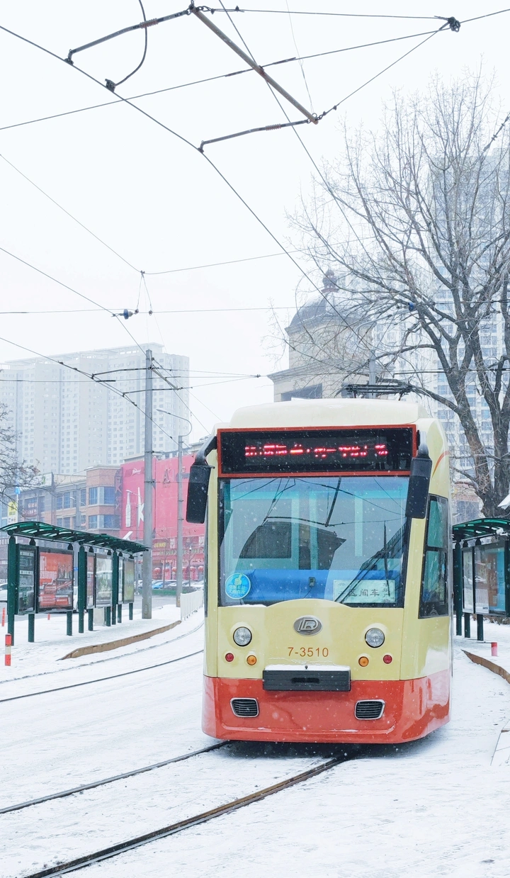 当有轨电车遇见雪