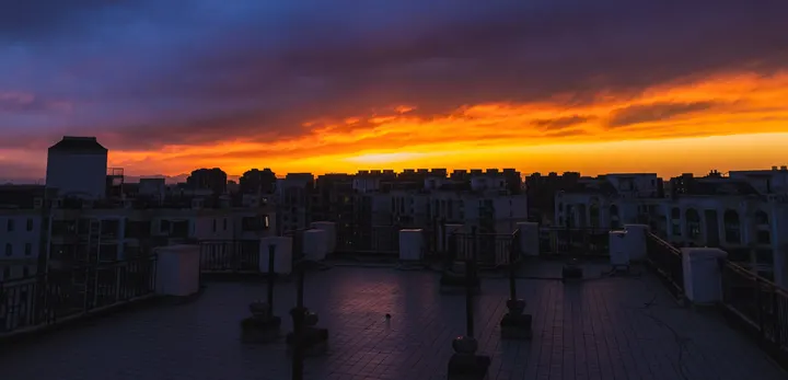 夕阳余晖