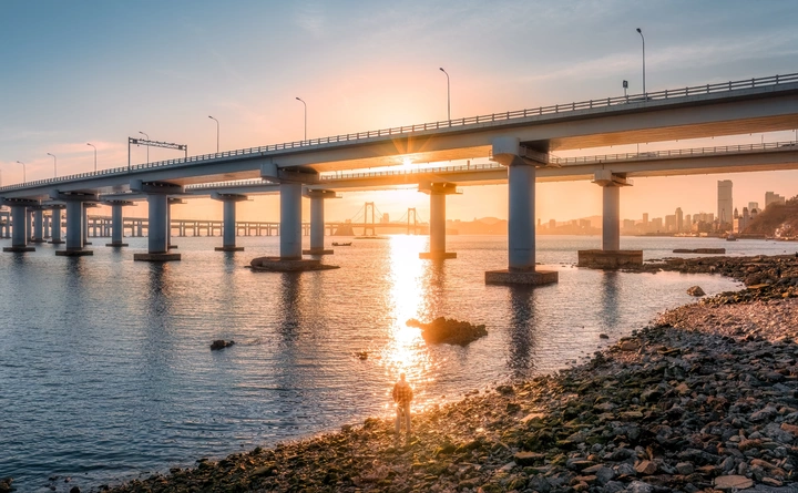 沐浴在阳光之中