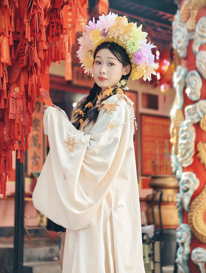“一念簪花，诗意翩然”