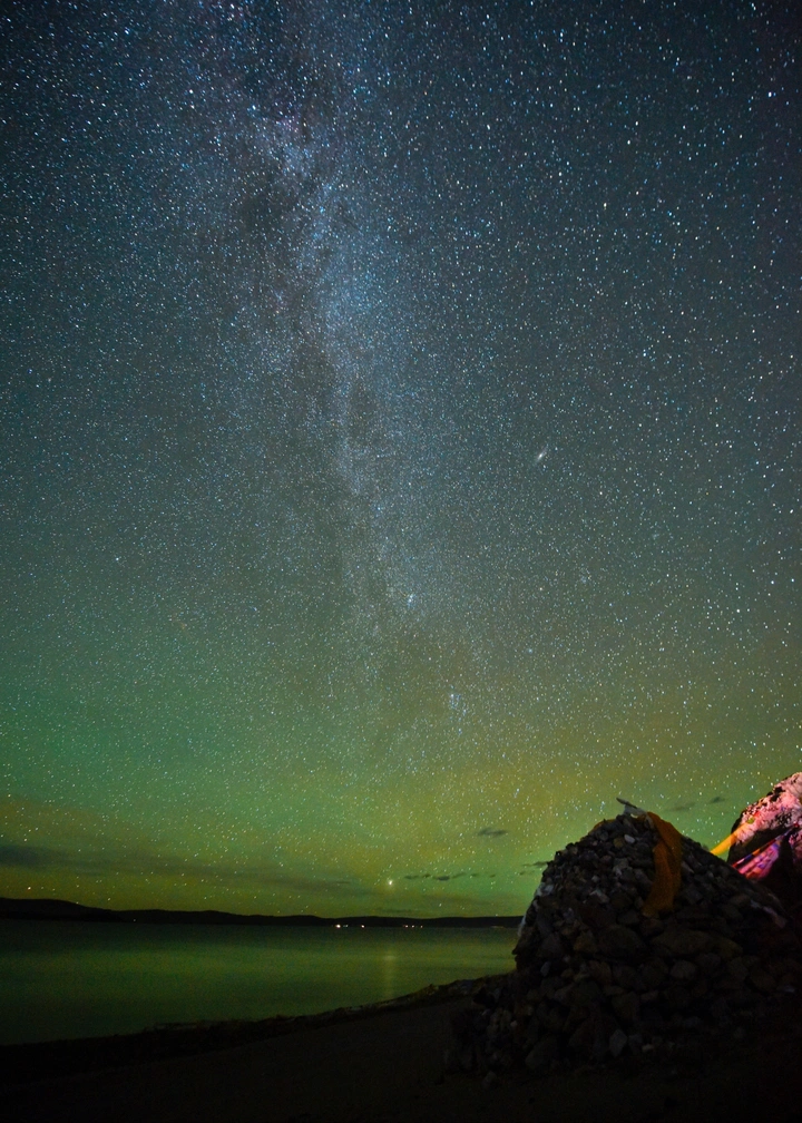 纳木措银河星空