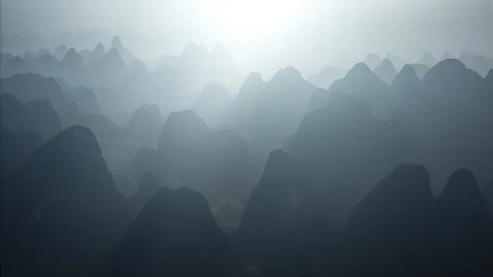 蓝调桂林山水