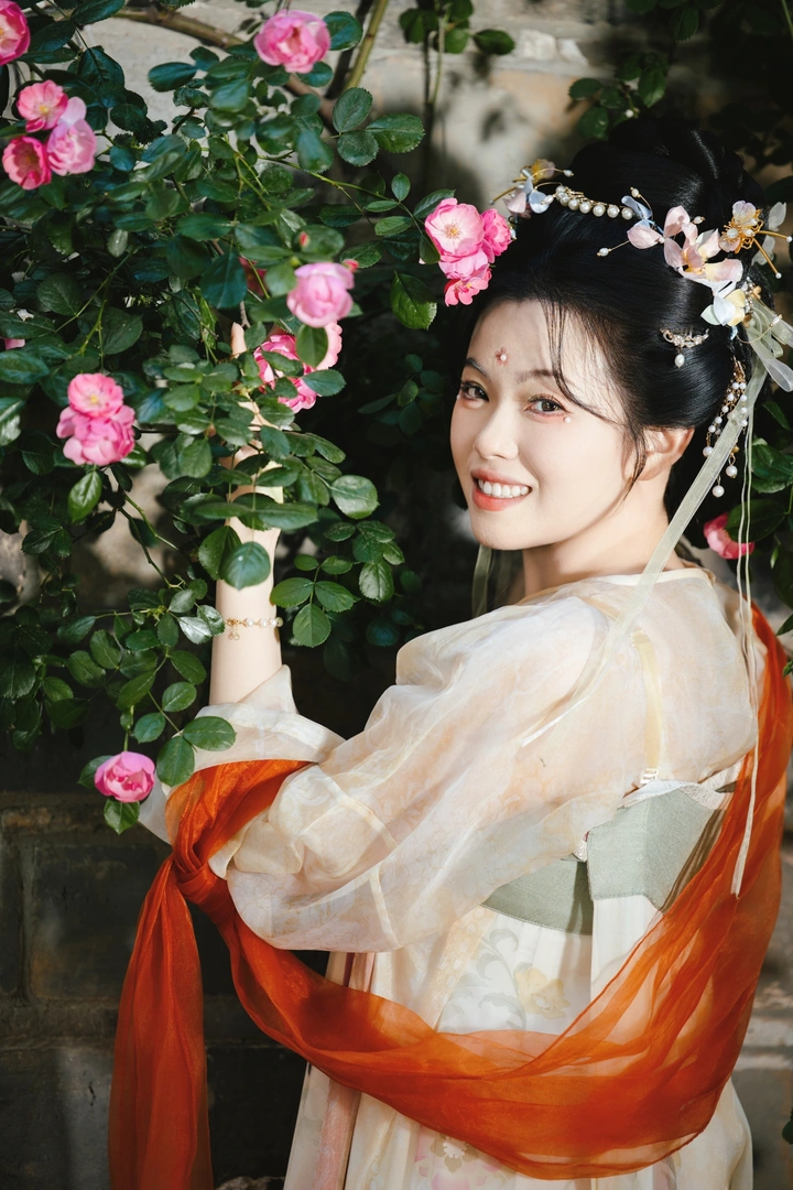 南京老门东汉服美女写真