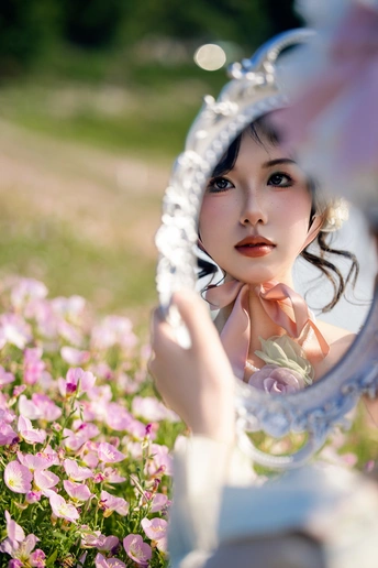 月见草美女写真
