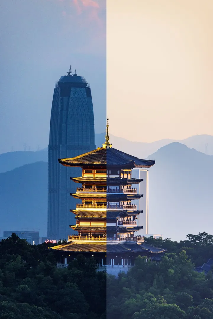 当黄昏撞见暮色——台州的昼夜双生