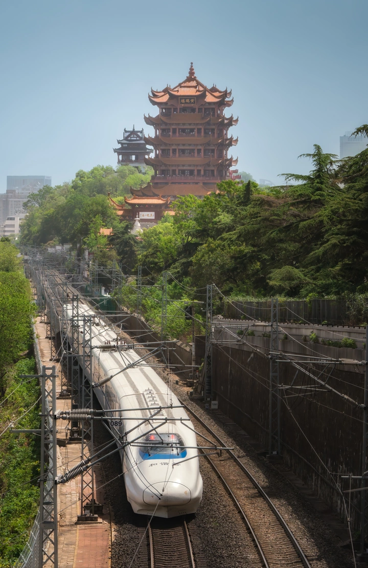 黄鹤楼古今同框