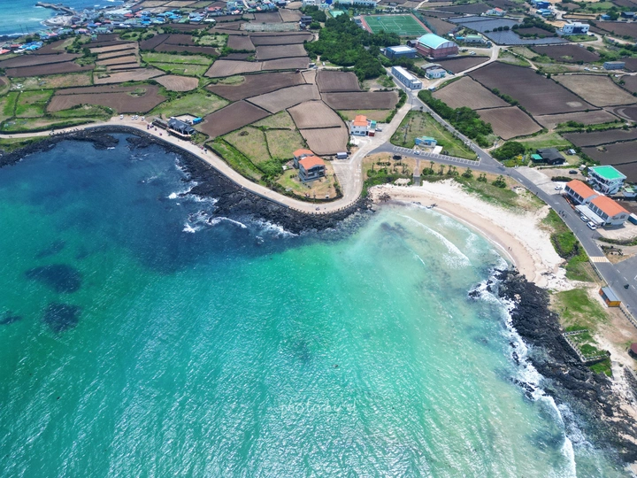 航拍摄影韩国济州岛