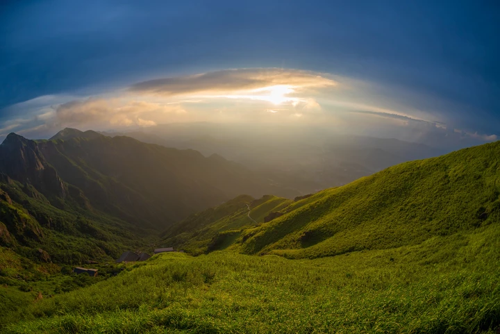 在武功山上吹吹风