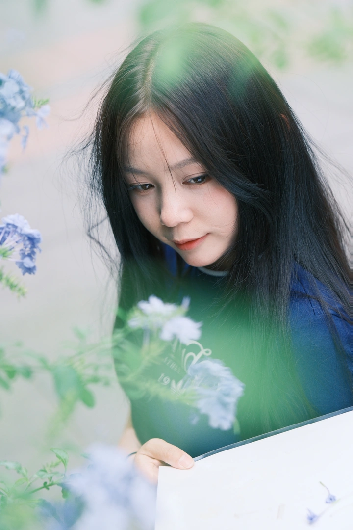 掉进了花了里😍