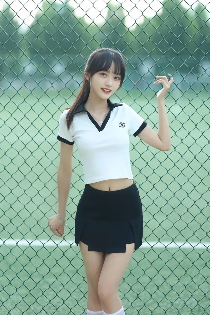 网球场边