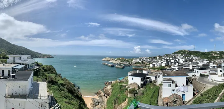 海岛渔村风光