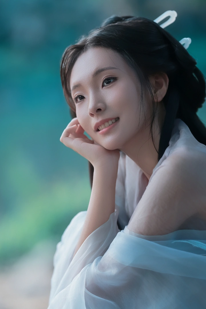 水墨间的汉服行吟