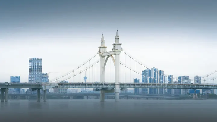 桥畔都市：现代与优雅的交织