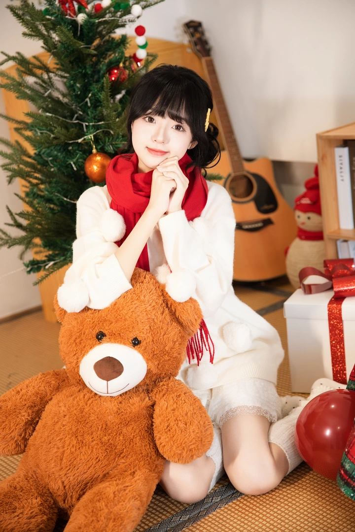 ?敲可爱!甜妹圣诞写真来啦～