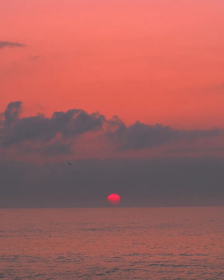 海上夕阳
