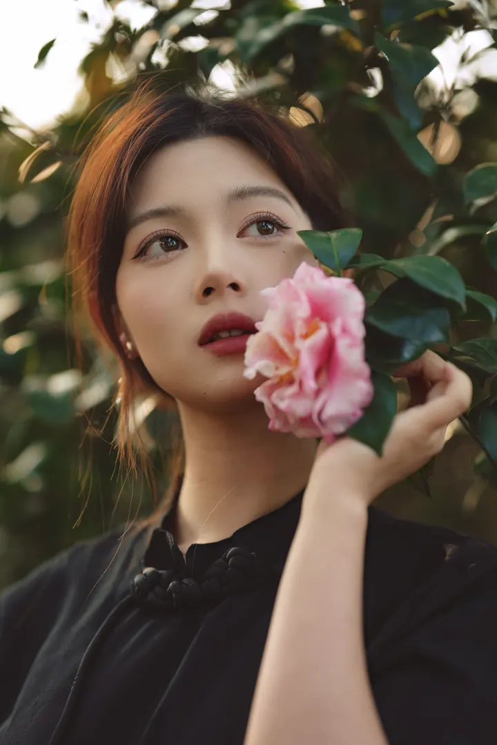茶花开了