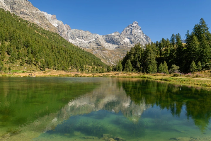 Lac Marmore与马特洪峰