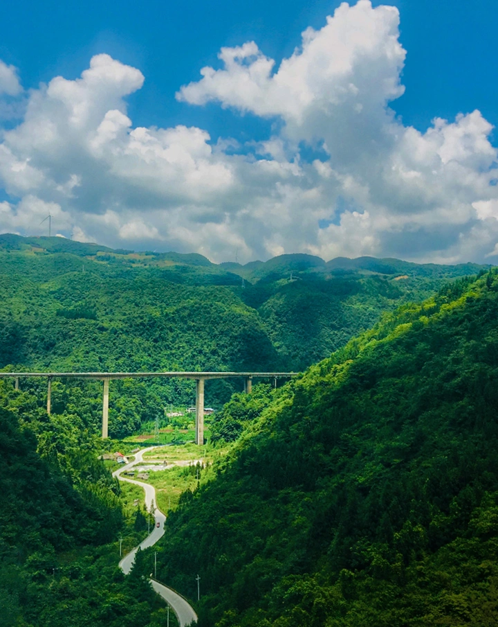 夏日山谷