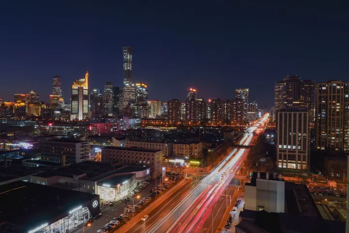 北京CBD夜景