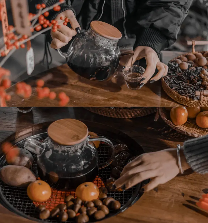 围炉煮茶