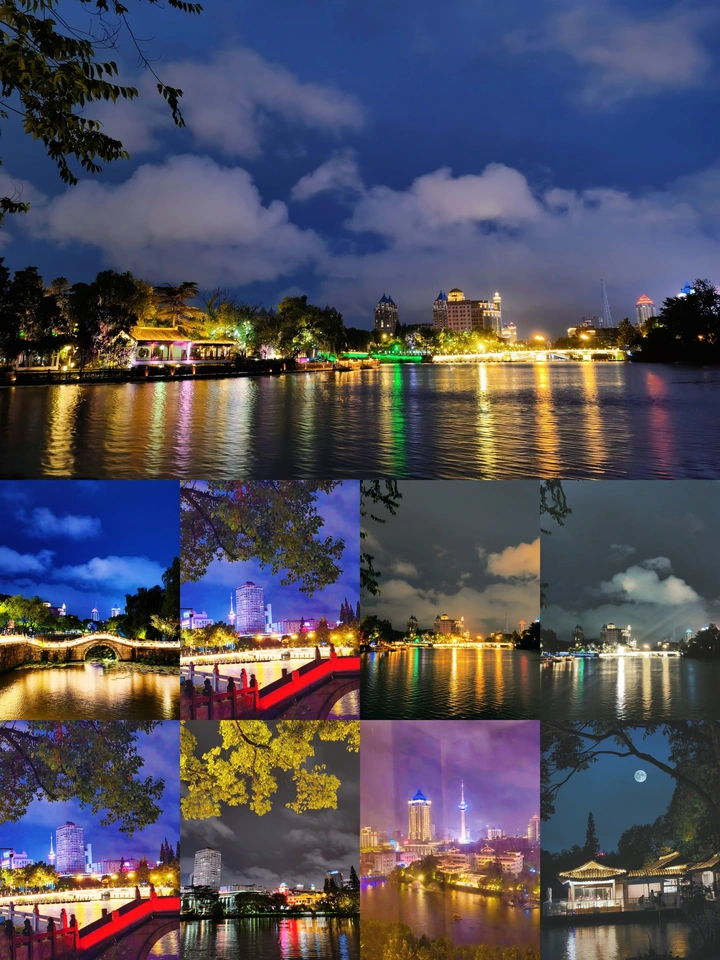 南通濠河夜色
