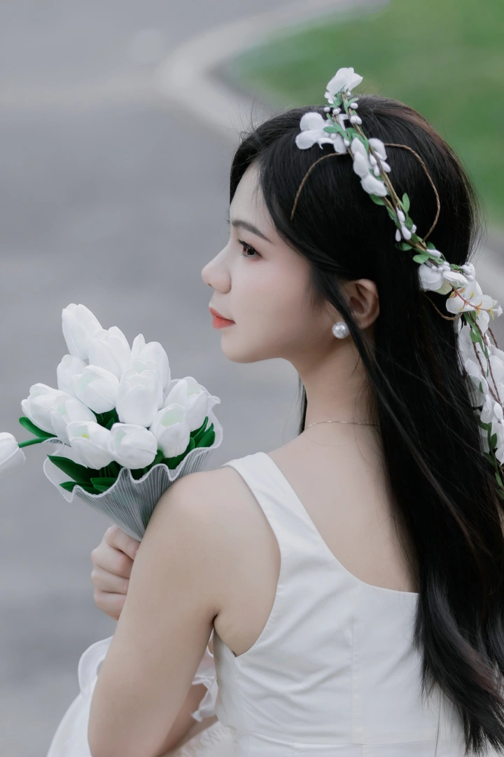 夏日森系少女