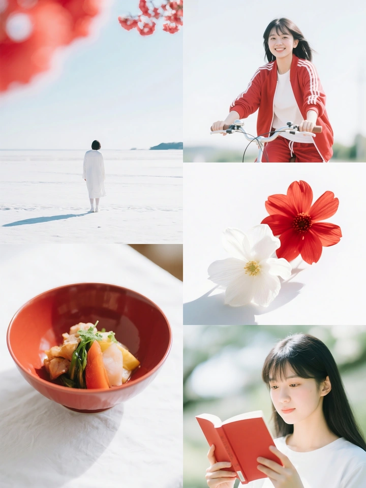 红与白