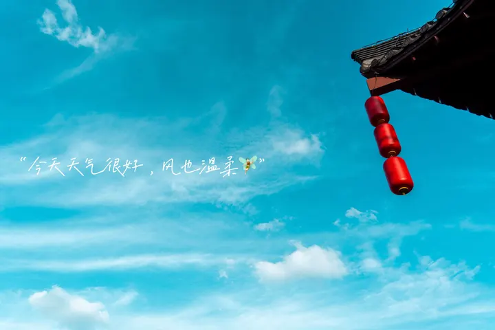 今天天气很好