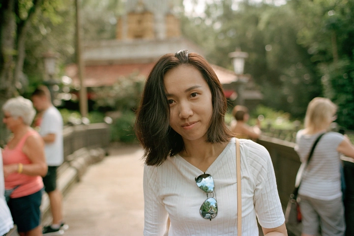 和锐锐在奥兰多迪士尼动物王国