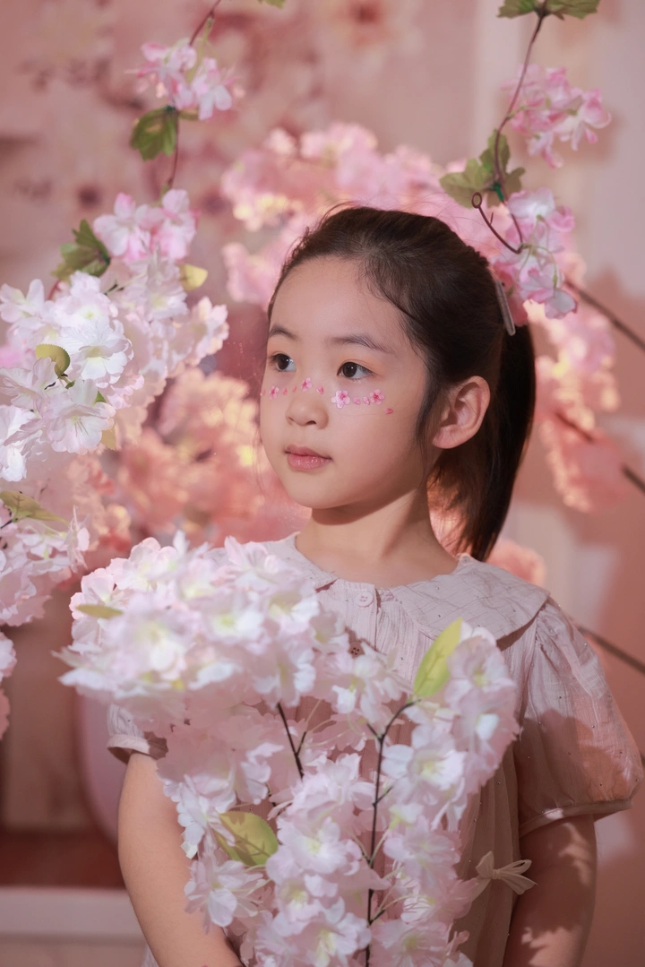 在家拍樱花