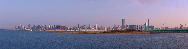 大连滨海全景图