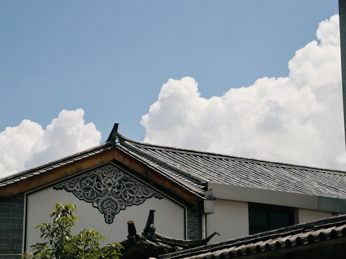 传统中国房屋的屋顶