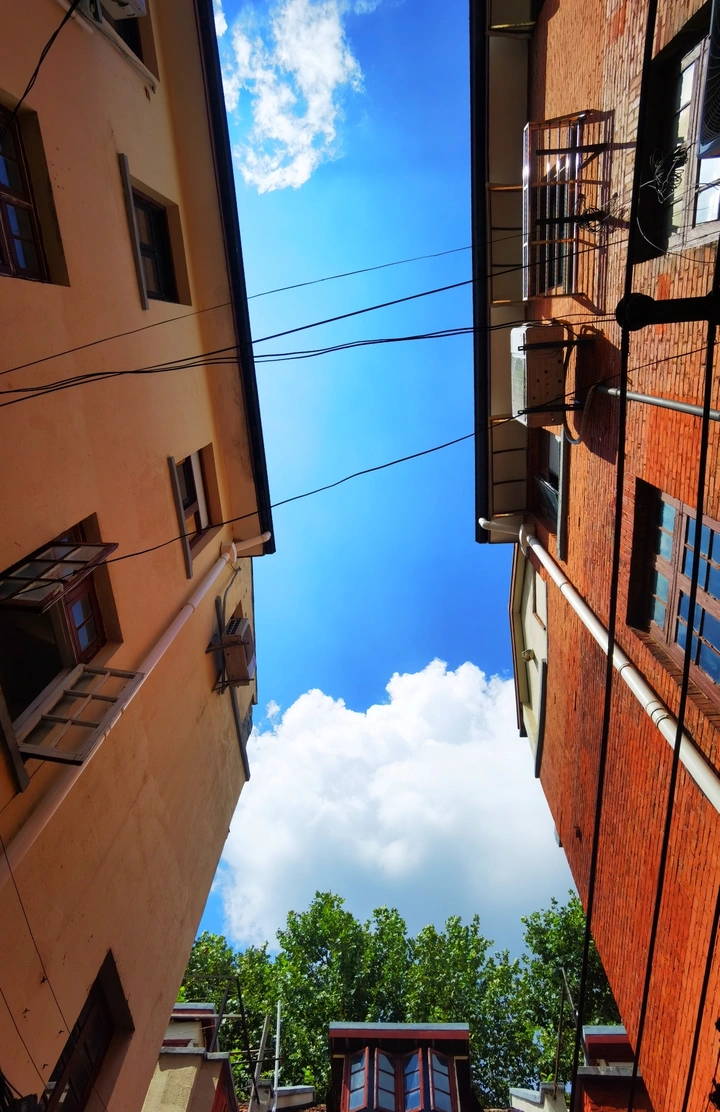 上海老弄堂的暮夏