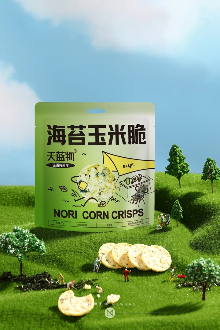海苔玉米脆 | 美食拍摄