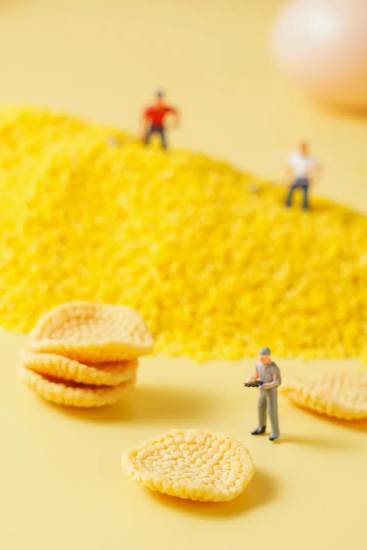 微观世界中的美食锅巴