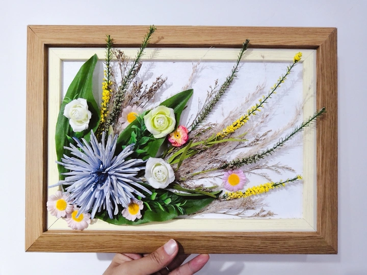 手工植物装饰画