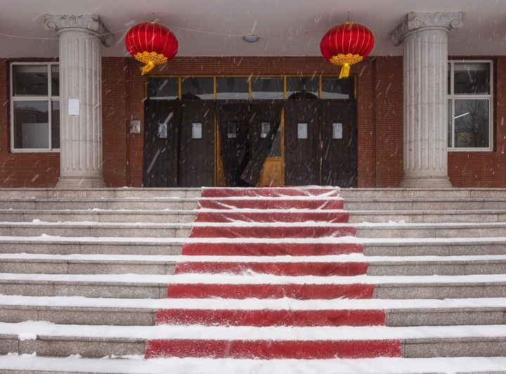 长院的雪