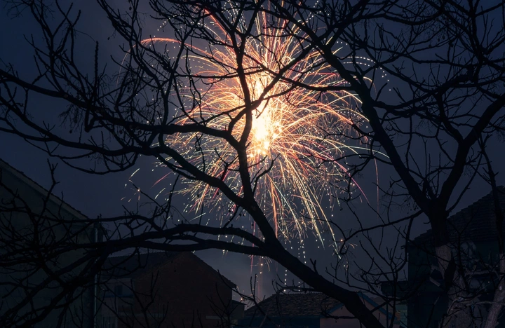 新年的烟花