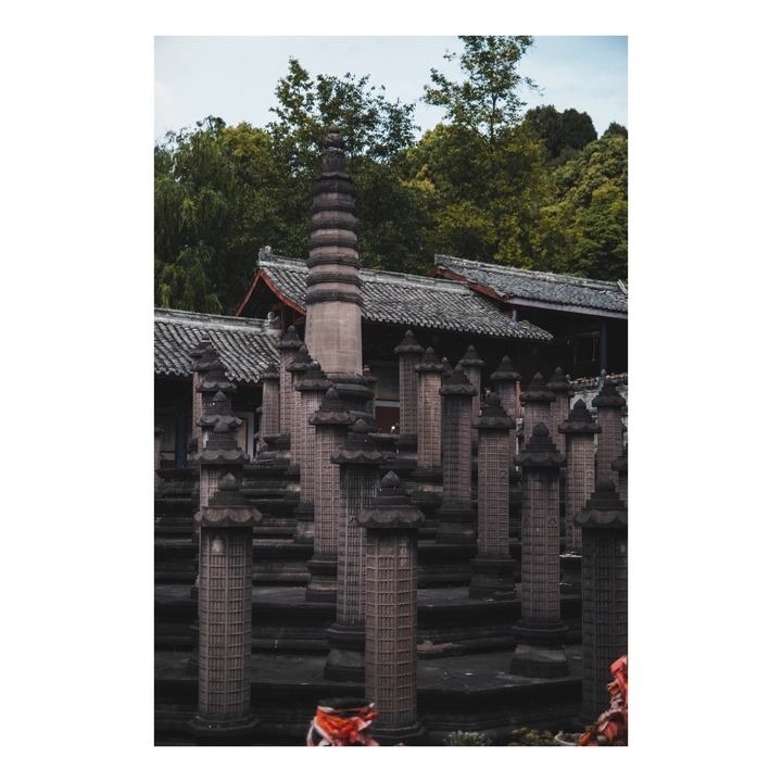 法海寺里好多塔
