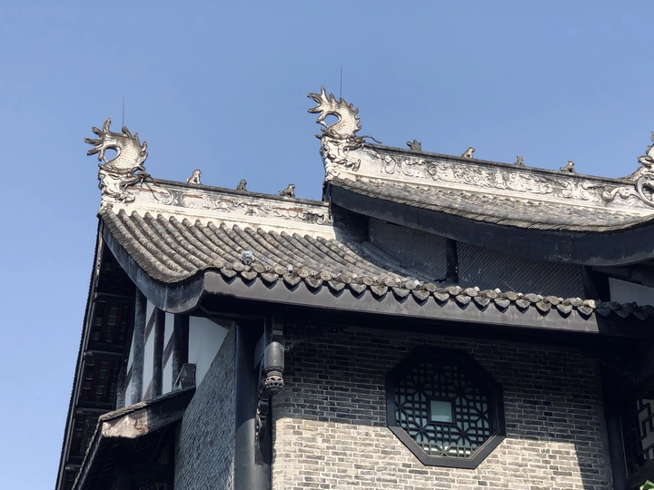 成都院子的墙和窗