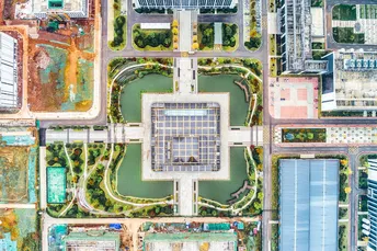 城市中的一个区域地图