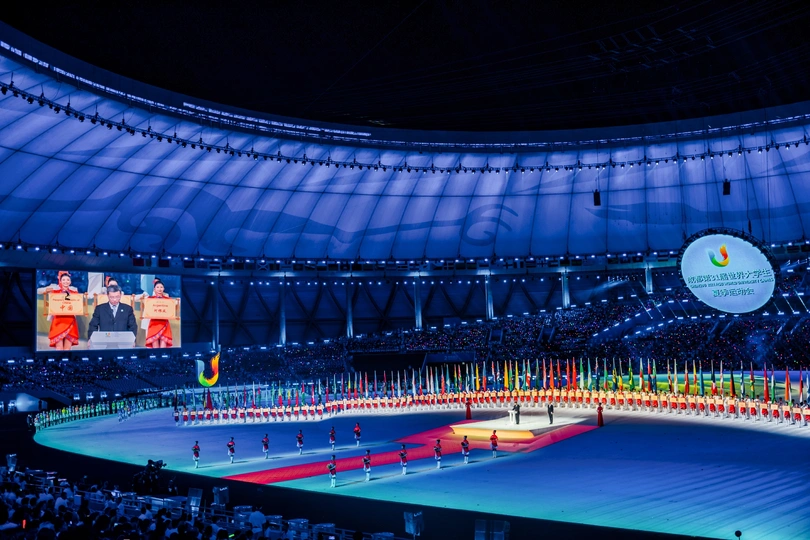 一个大型室内溜冰场 用于举办体育赛事
