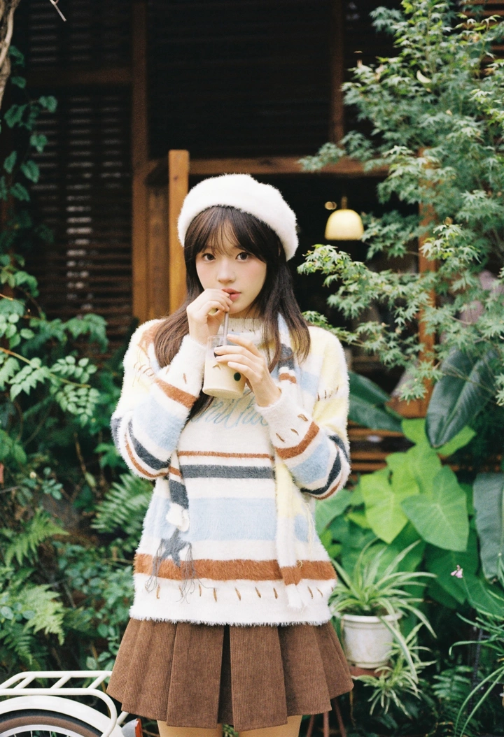 秋天、在咖啡店☕️