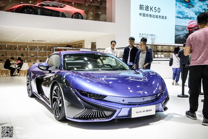国产电动跑车——前途K50😍😍😍